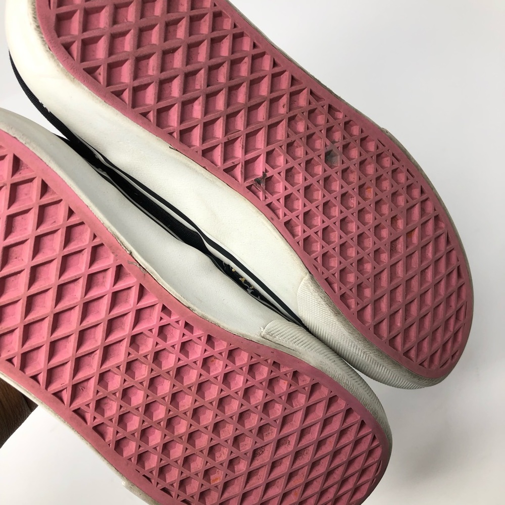 Vans l | Black and White Slip-on Pink skull pirate - Picture 5 of 8